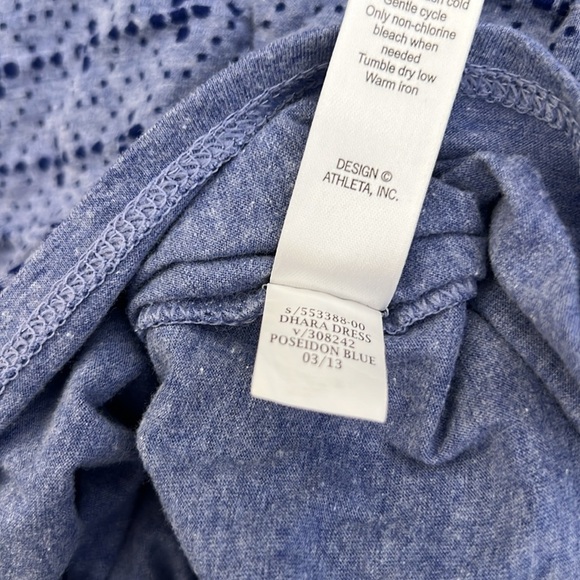 Athleta Dhara Dress Poseidon Blue Size XS 553388 - Picture 7 of 7